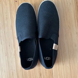 Black Ugg slip-on sneaker.